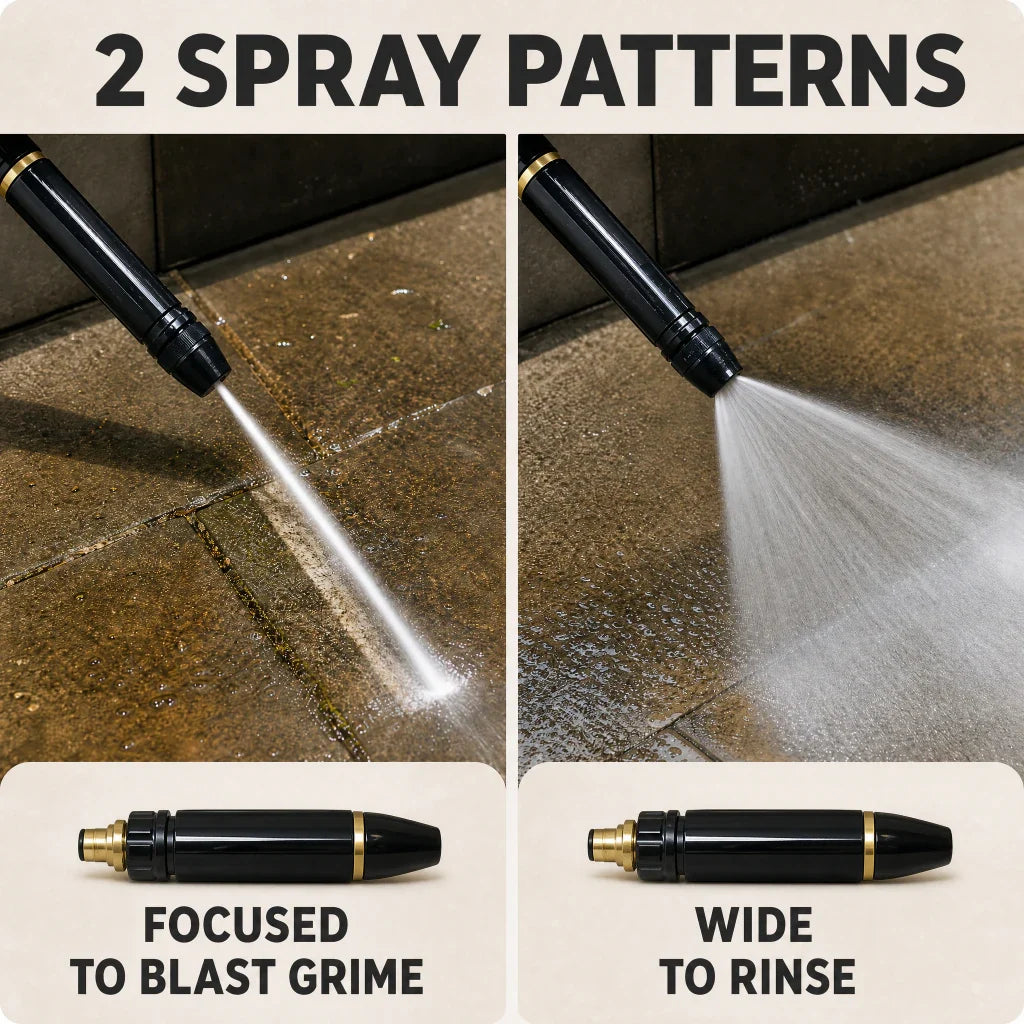 HydroJet 4 | High-Power Garden Hose Cleaning Wand