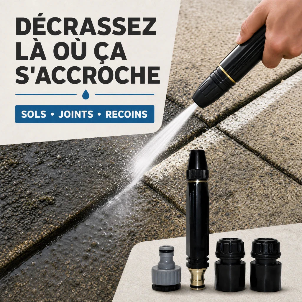 HydroJet 4 | High-Power Garden Hose Cleaning Wand