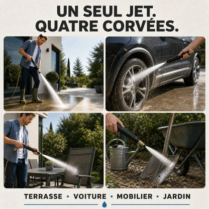HydroJet 4 | High-Power Garden Hose Cleaning Wand