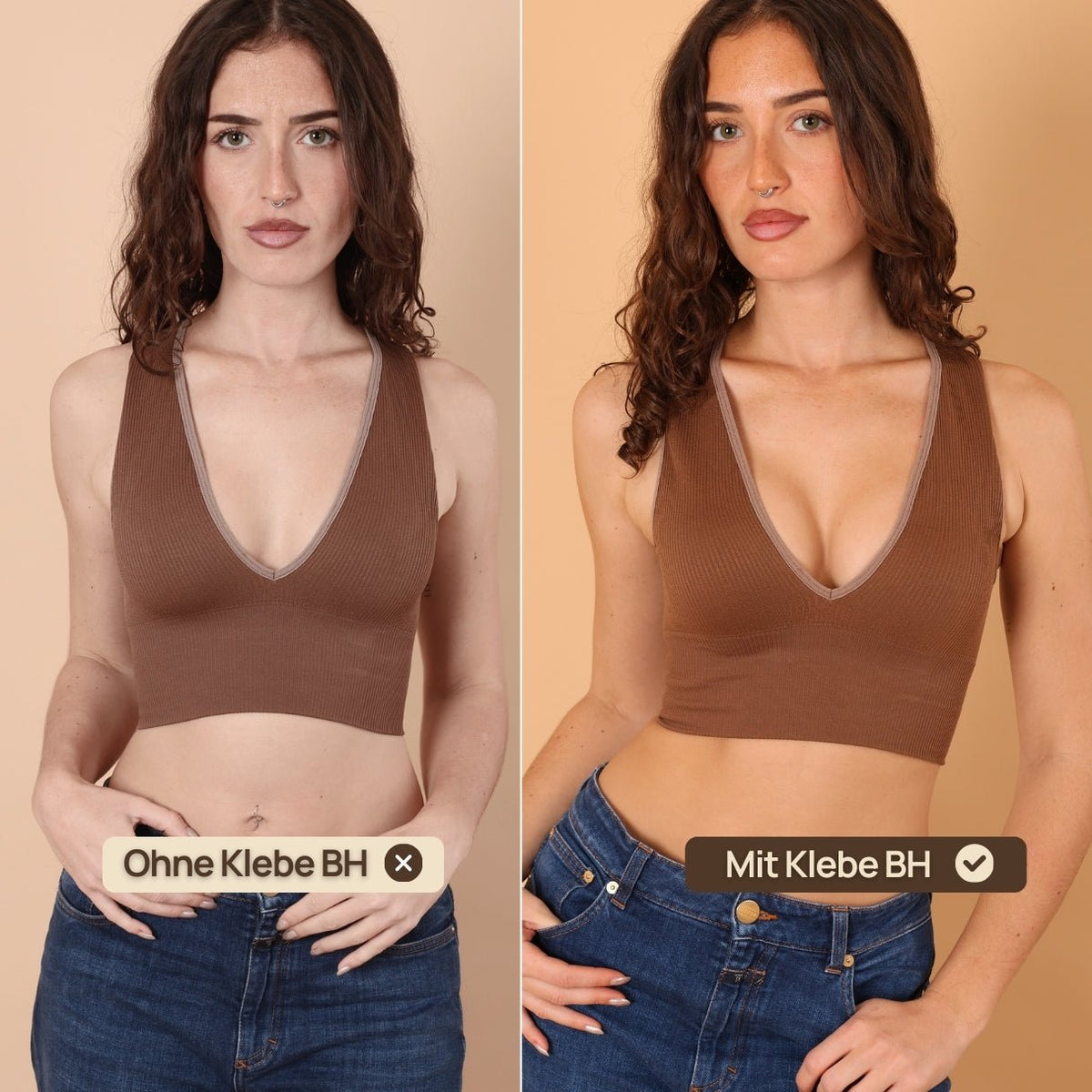 Trägerloser Pushup Klebe - BH™ - Ideal für rückenfreie & trägerlose Outfits - Monoka